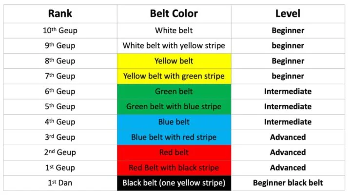 TKD vs. Karate – Key Differences in the Belt Ranking System – MMA Channel