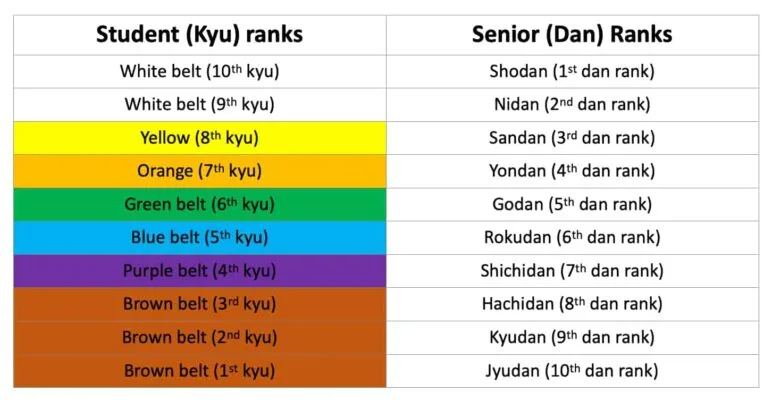 TKD vs. Karate Key Differences in the Belt Ranking System MMA Channel